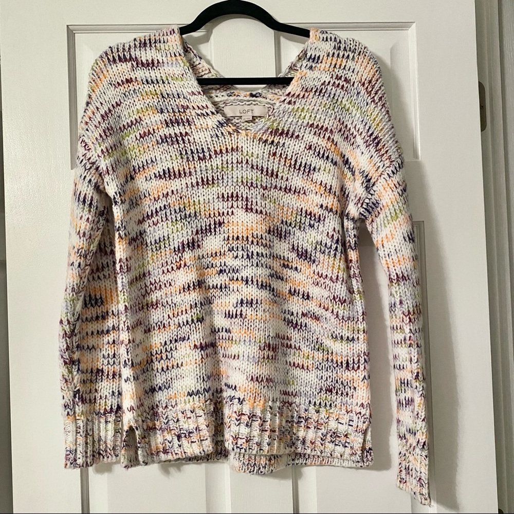 NWOT LOFT Multicolor Sweater